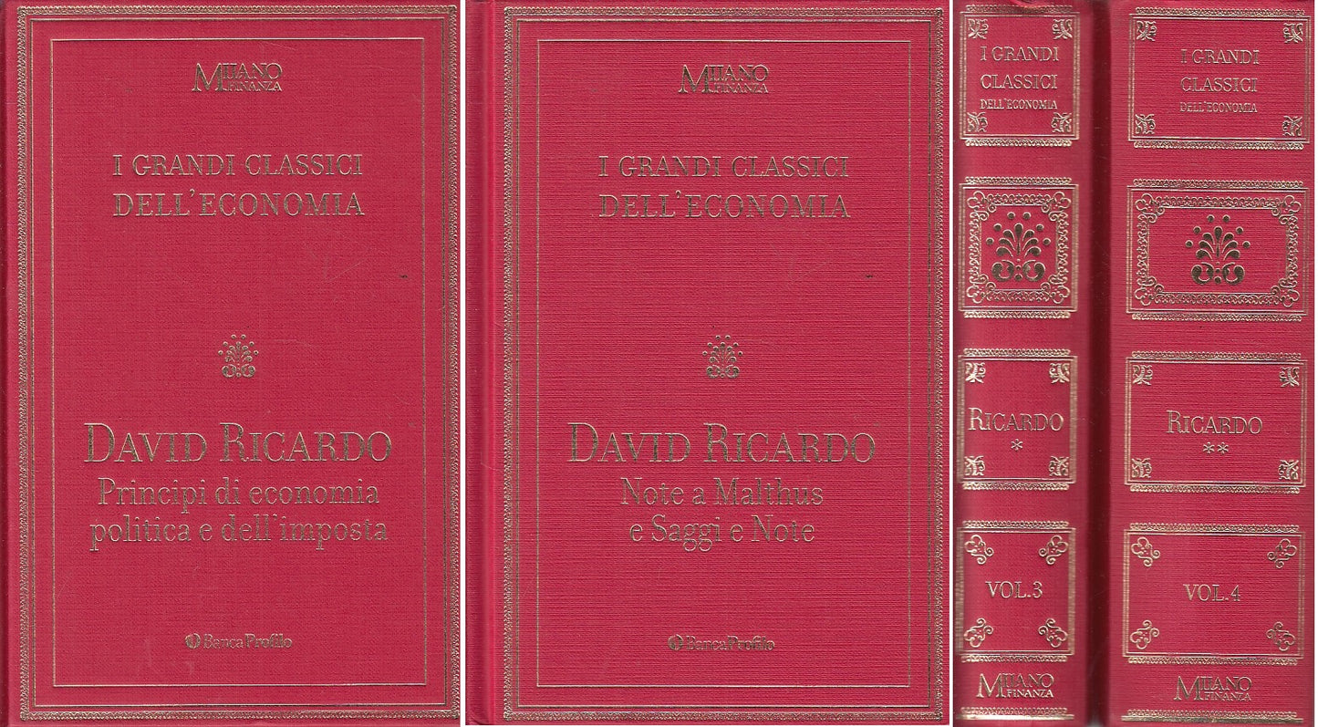 LS- PRINCIPI ECONOMIA E NOTE MALTHUS 2 VOL. -- MILANO FINANZA--- 2006- C - YFS23