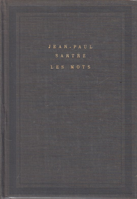 LS- LES MOTS IN FRANCESE - JEAN PAUL SARTRE - GALLLIMARD --- 1964 - CS - YFS261