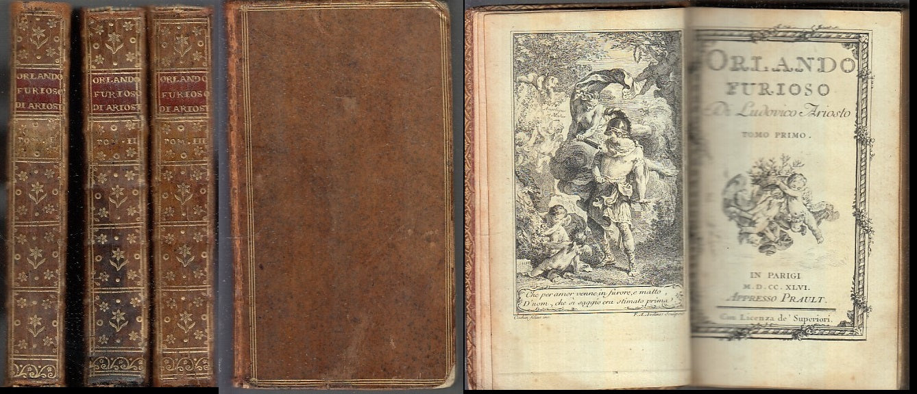 Orlando Furioso di Ludovico Ariosto, copertina