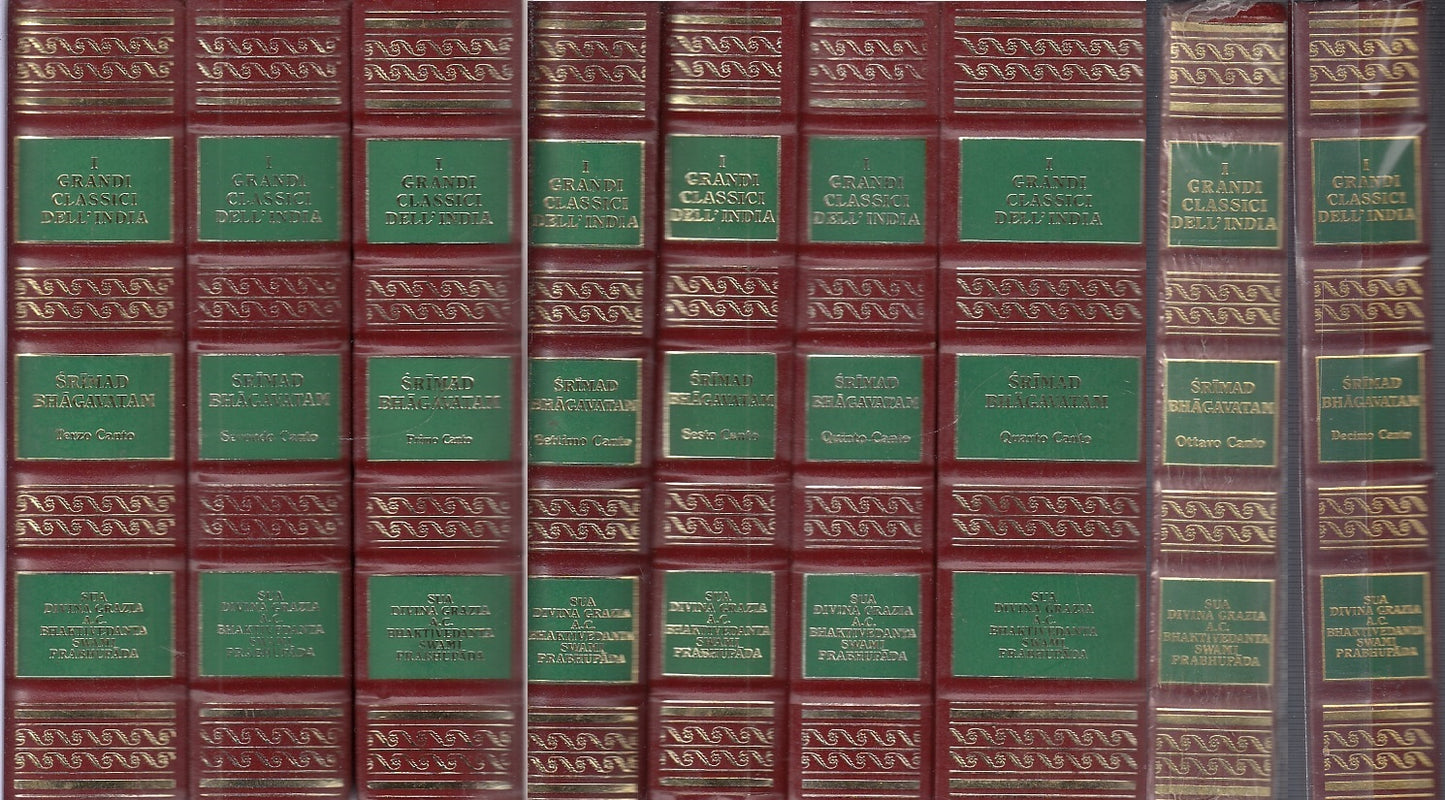 LD- GRANDI CLASSICI DELL'INDIA CANTI 1/8 +10- SRIMAD BHAGAVATAM---- 1981-C-XFS25