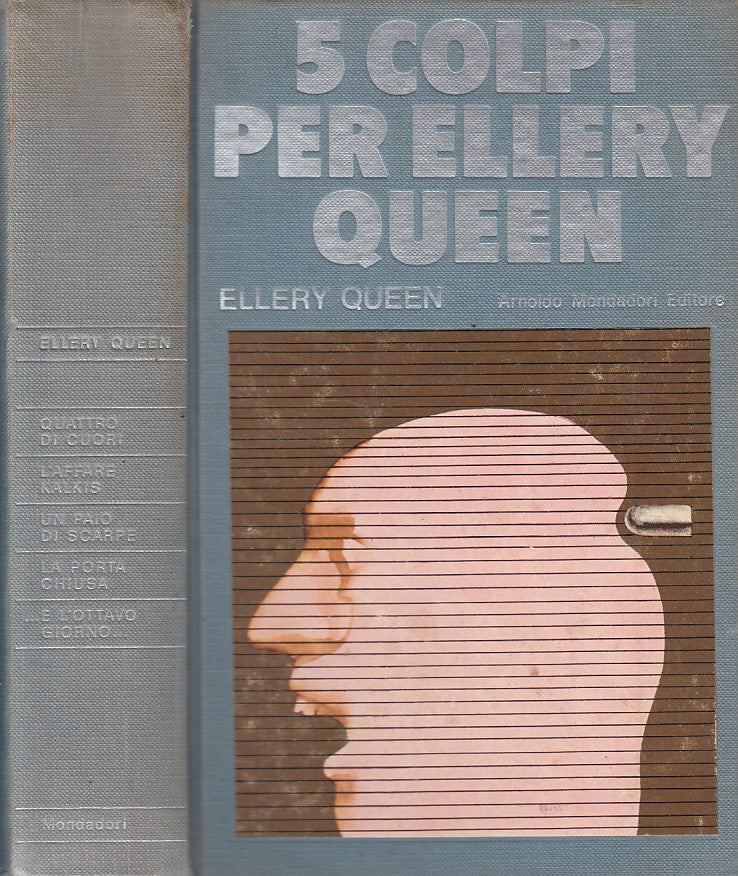 LN- 5 COLPI PER ELLERY QUEEN - QUEEN - MONDADORI --- 1980 - C - ZFS604