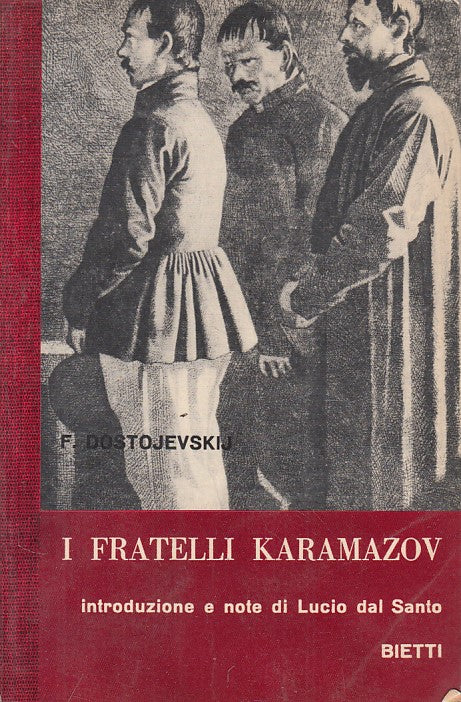 LN- I FRATELLI KARAMAZOV - DOSTOJEVSKIJ - BIETTI - CLASSICI -- 1968 - B - YFS322