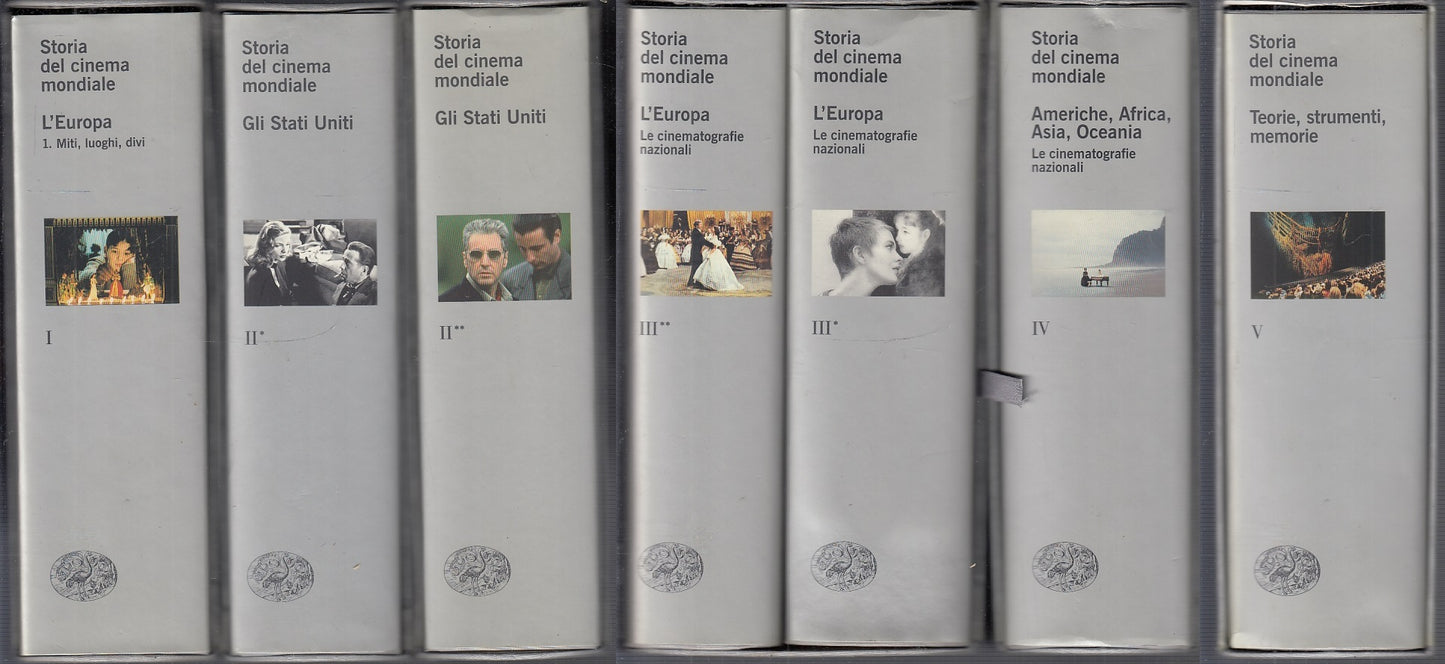 LS- STORIA DEL CINEMA MONDIALE 1/5 COMPLETA 7 VOLUMI -- EINAUDI--- 1999- CS- YFS