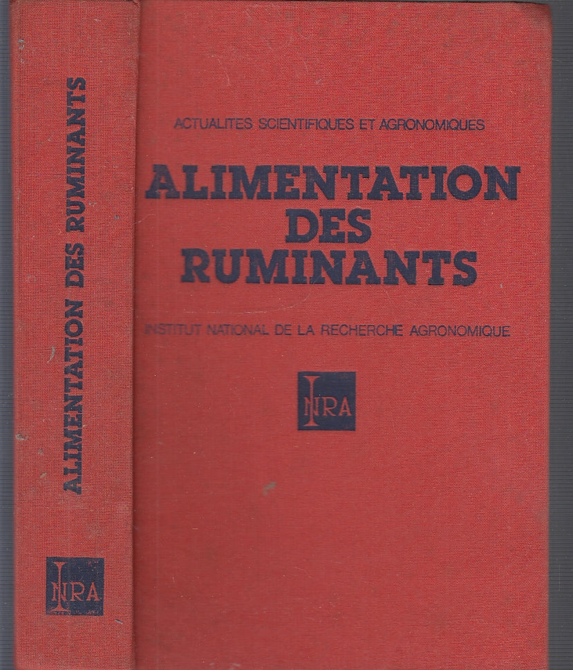 LZ- ALIMENTATION DES RUMINANTS IN FRANCESE -- INRA --- 1980 - C - YFS439
