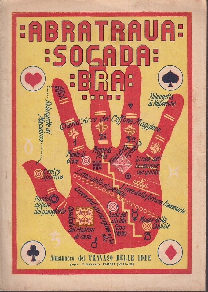 LH- ALMANACCO DEL TRAVASO DELLE IDEE ABRATRAVASOCADABRA ----- 1930 - B - XFS62