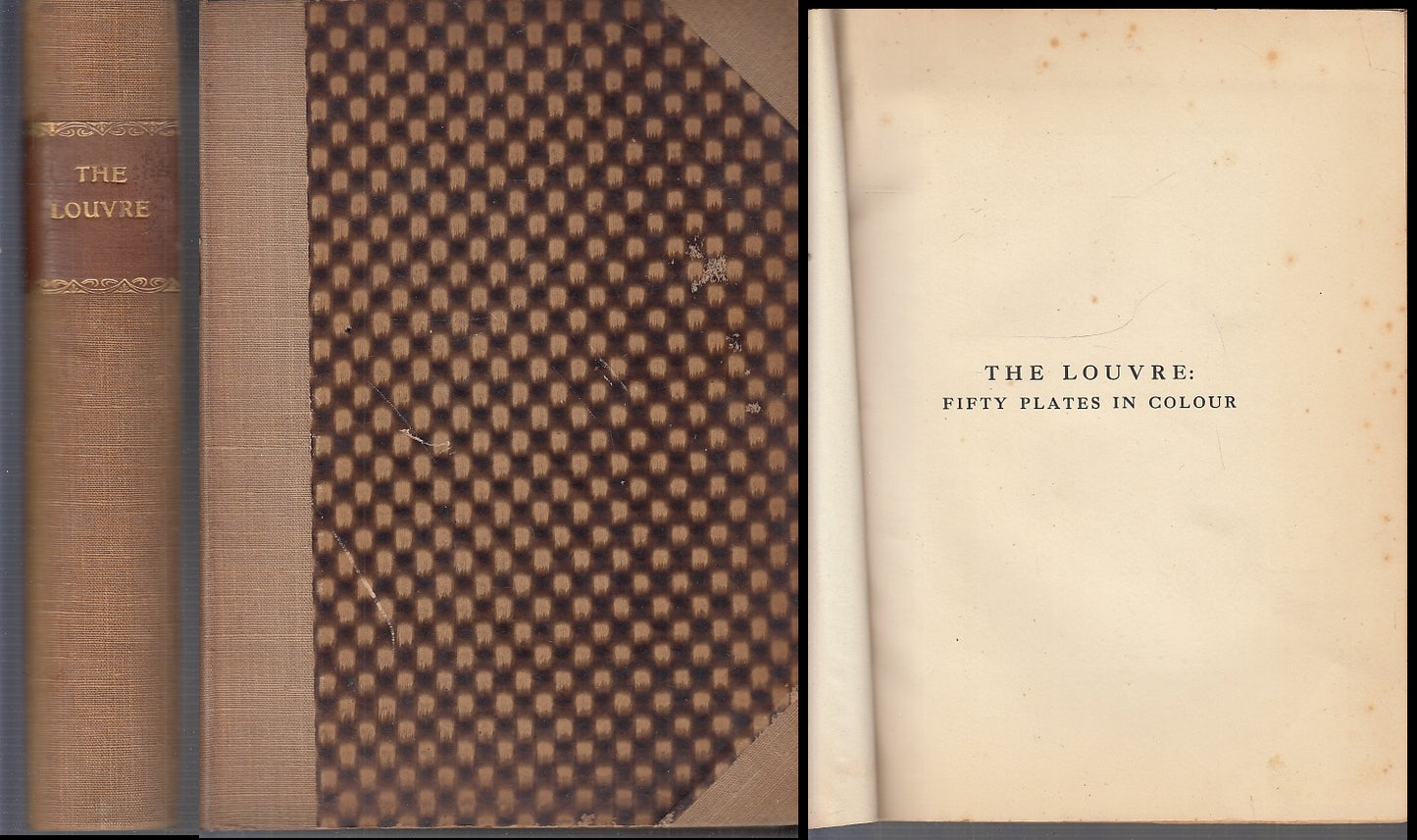 LT- THE LOUVRE FIFTY PLATES IN COLOUR - KONODY - LEMAN HARE --- 1925 - C- ZFS705