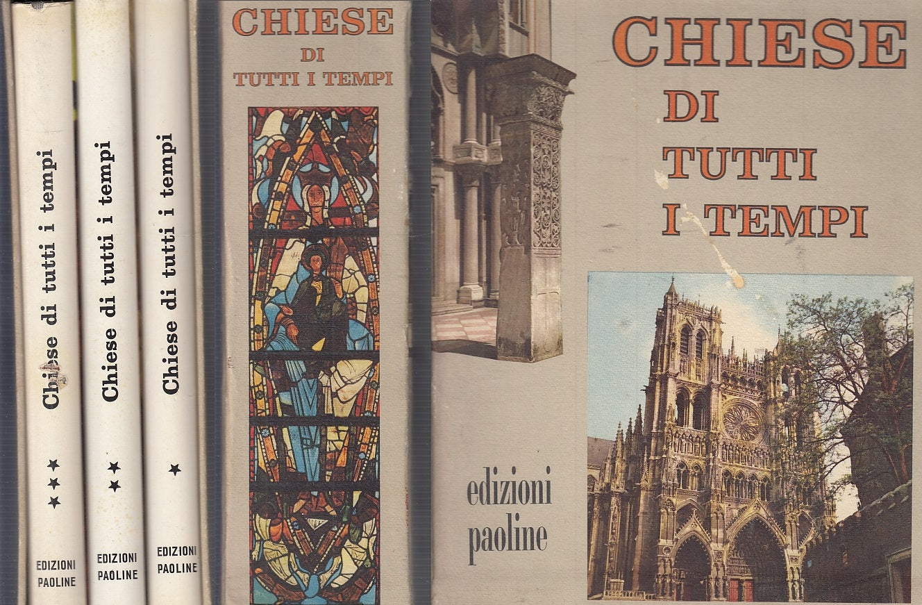 LT- CHIESE DI TUTTI I TEMPI COFANETTO 3 VOLUMI -- PAOLINE--- 1959- CS- ZFS357