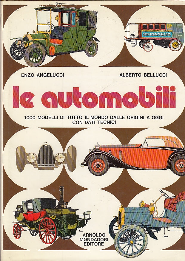 LZ- LE AUTOMOBILI 1000 MODELLI - ANGELUCCI - MONDADORI --- 1974 - CS- ZFS696