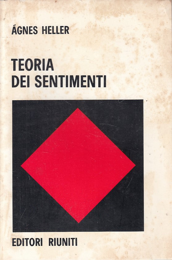 LS- TEORIA DEI SENTIMENTI - HELLER - RIUNITI -- 1a ED. - 1980 - B - ZFS6