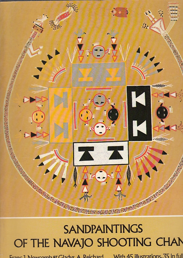 LT- SANDAPINTINGS OF THE NAVAJO SHOOTING CHANT -- DOVER --- 1975 - B - YFS443