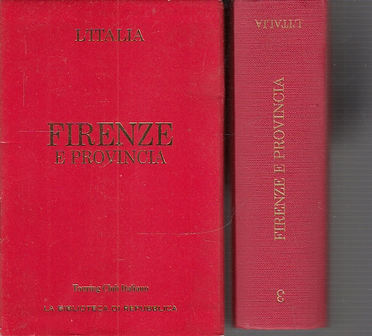 LV- GUIDA FIRENZE E PROVINCIA -- TOURING CLUB REPUBBLICA--- 2005- C- ZFS204