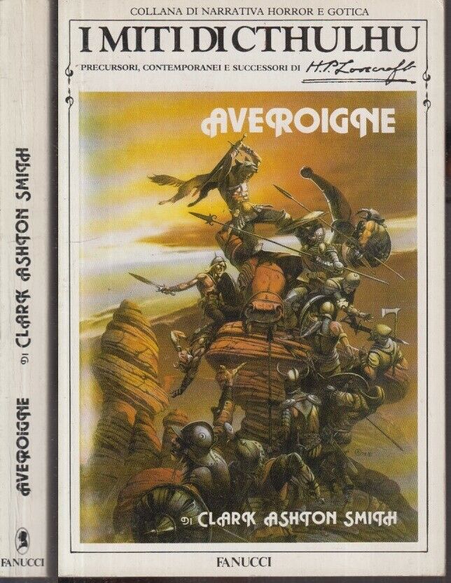 LF- I MITI DI CTHULHU AVEROIGNE- CLARK ASHTON SMITH - FANUCCI --- 1988- B- XFS25