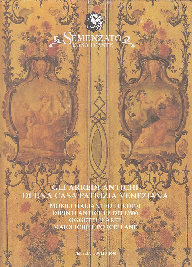 LT- CATALOGO ASTA ARREDI ANTICHI CASA PATRIZIA -- SEMENZATO --- 2000 - C- YFS298