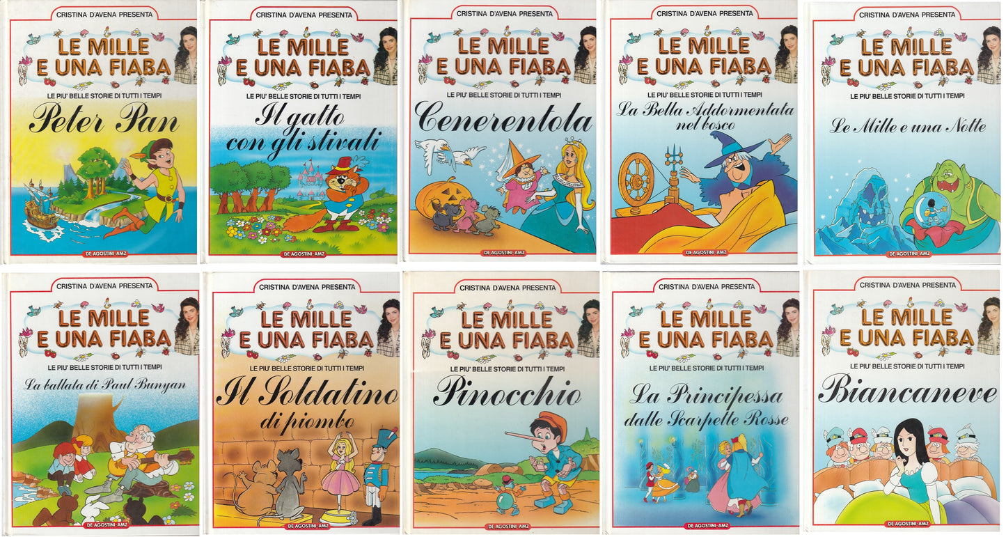 LB- LE MILLE E UNA FIABA 10 VOLL. -- DE AGOSTINI AMZ --- 1989 - C - YFS421
