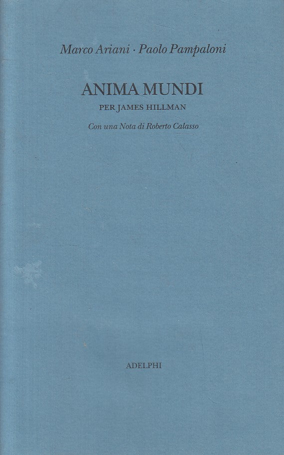 LS- ANIMA MUNDI - ARIANI PAMPALONI - ADELPHI --- 2011 - BS - YFS605