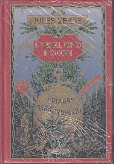 LB- I VIAGGI STRAORDINARI GIRO MONDO 80 GIORNI- VERNE- HACHETTE--- 2001- C- XFS4