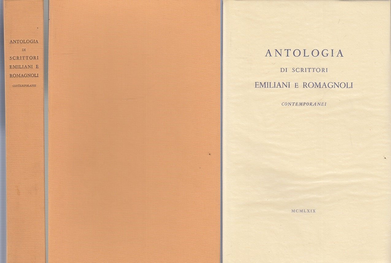 LT- ANTOLOGIA DI SCRITTORI EMILIANI E ROMAGNOLI XIX-- TALLONE--- 1969- C- ZFS319