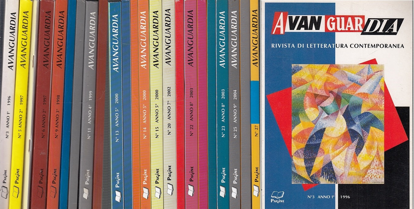 LT- AVANGUARDIA RIVISTA LETTERATURA BLOCCO 23 NUMERI -- PAGINE --- 1996- B- YFS
