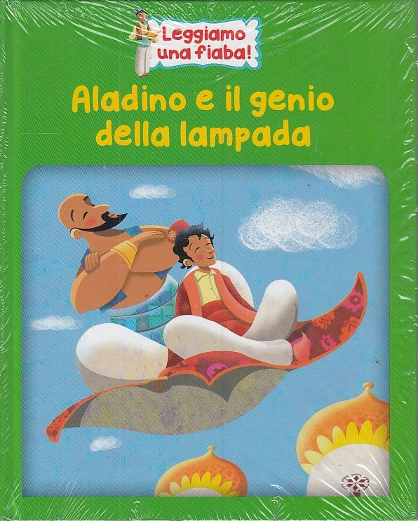 LB- LEGGIAMO UNA FIABA ALADINO E IL GENIO DELLA LAMPADA CON CD -- RBA--- 2016- C
