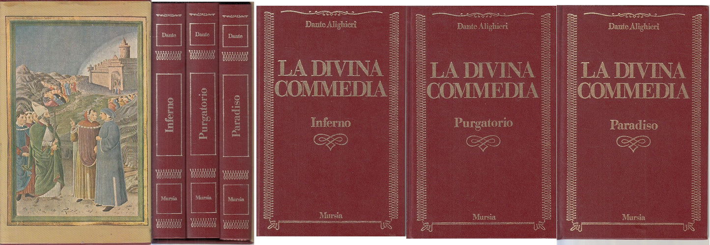 LN- LA DIVINA COMMEDIA 3 VOLUMI - DANTE - MURSIA --- 1988 - C - YFS430