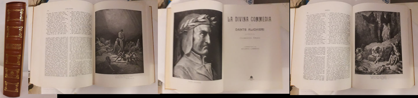 LN- LA DIVINA COMMEDIA ILL. DORE' - DANTE ALIGHIERI - CALDARA--- 1974- C- ZFS319