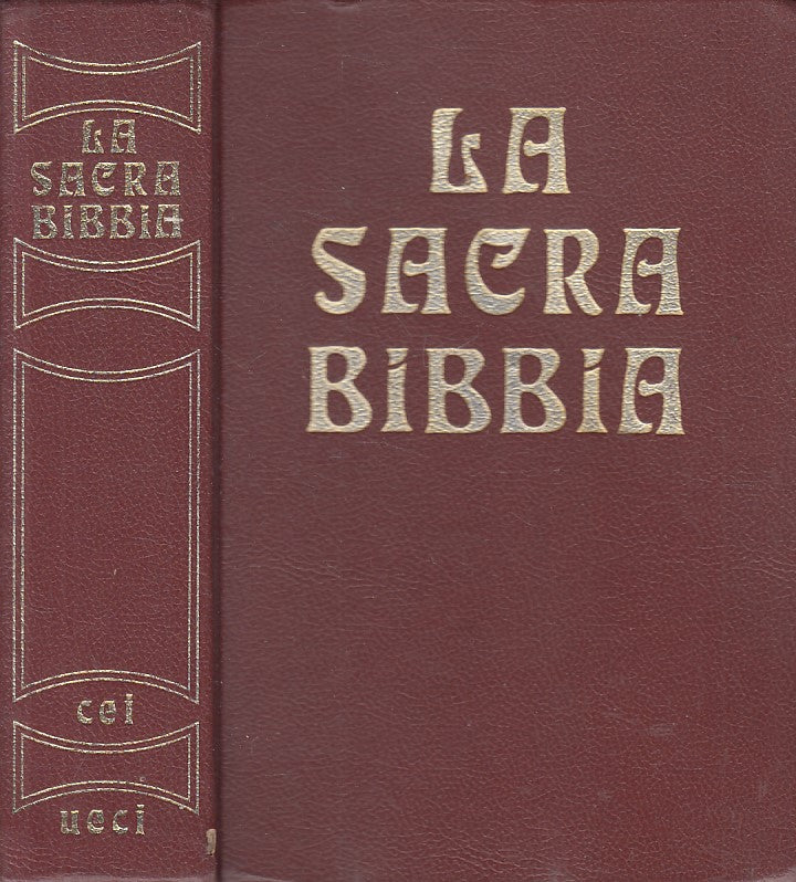 LD- LA SACRA BIBBIA EDIZIONE UFFICIALE CEI -- UCEI --- 1974 - C - ZFS451