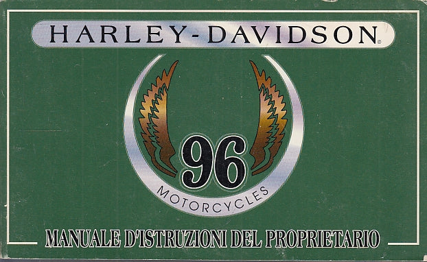 LZ- HARLEY DAVIDSON MANUALE D'ISTRUZIONE DEL PROPRIETARIO ----- 1995 -B - XFS9