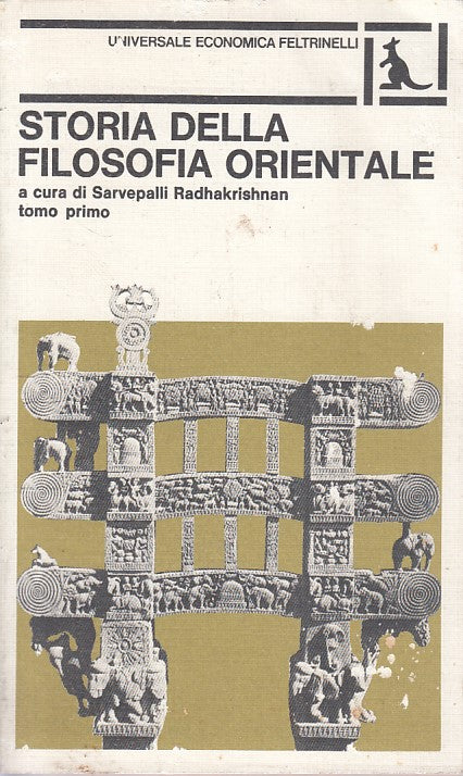 LS- STORIA FILOSOFIA ORIENTALE I - RADHAKRISHNAN- FELTRINELLI--- 1978- B- ZFS524
