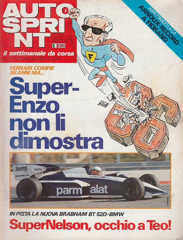 LR- LOTTO RIVISTA SETTIMANALE AUTOSPRINT 1981/1984 22 NUMERI ----- 1981-- XFS153