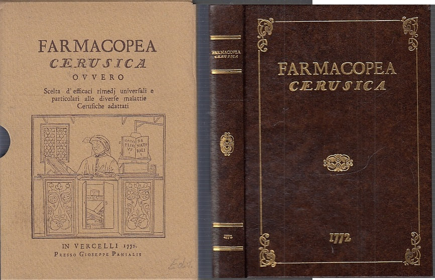 LZ- FARMACOPEA CERUSICA ANASTATICA 1772 - TEBALDO REBAUDENGO ---- 1980- C- XFS45