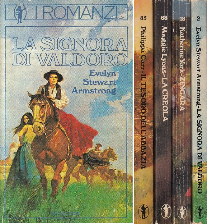 BLOCCO 4 ROMANZI N.2, 18, 68, 85 - AA.VV. - MONDADORI --- 1979 - B - BRH474