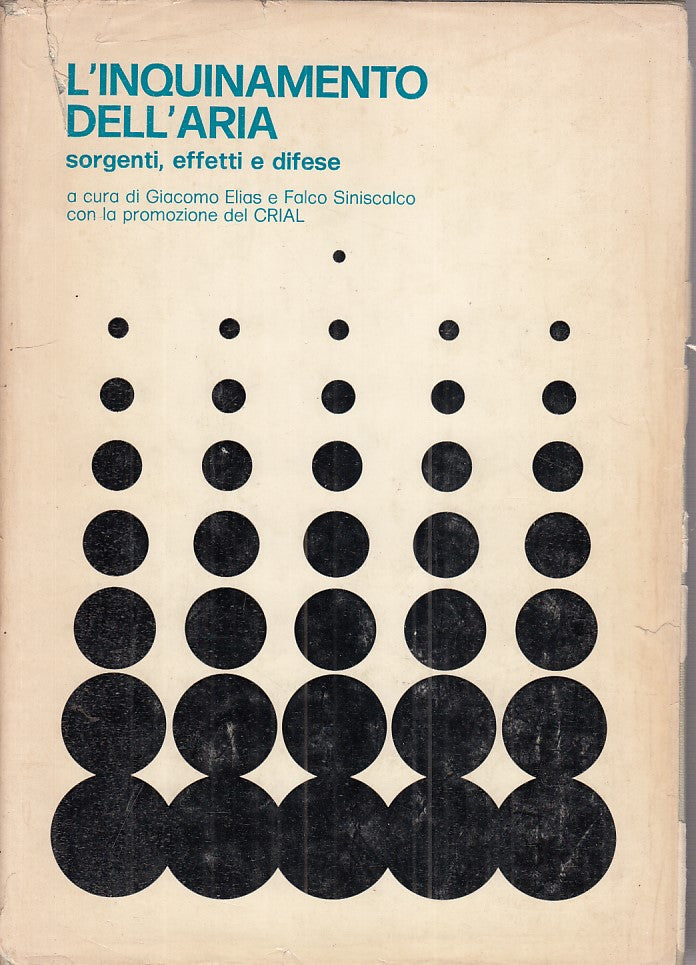 LZ- L'INQUINAMENTO DELL'ARIA - GIACOMO ELIAS - PEG --- 1972 - CS - ZFS531