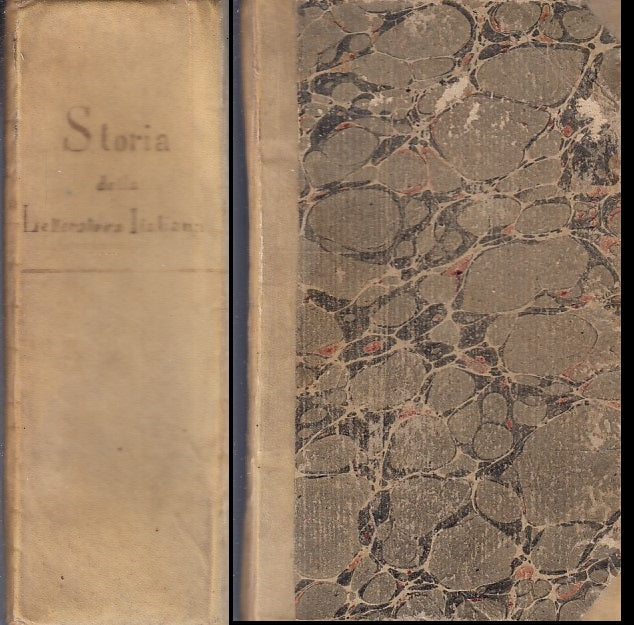 LH- STORIA DELLA LETTERATURA ITALIANA 3 VOLUMI- MAFFEI- PAGANI--- 1827- C- XFS74
