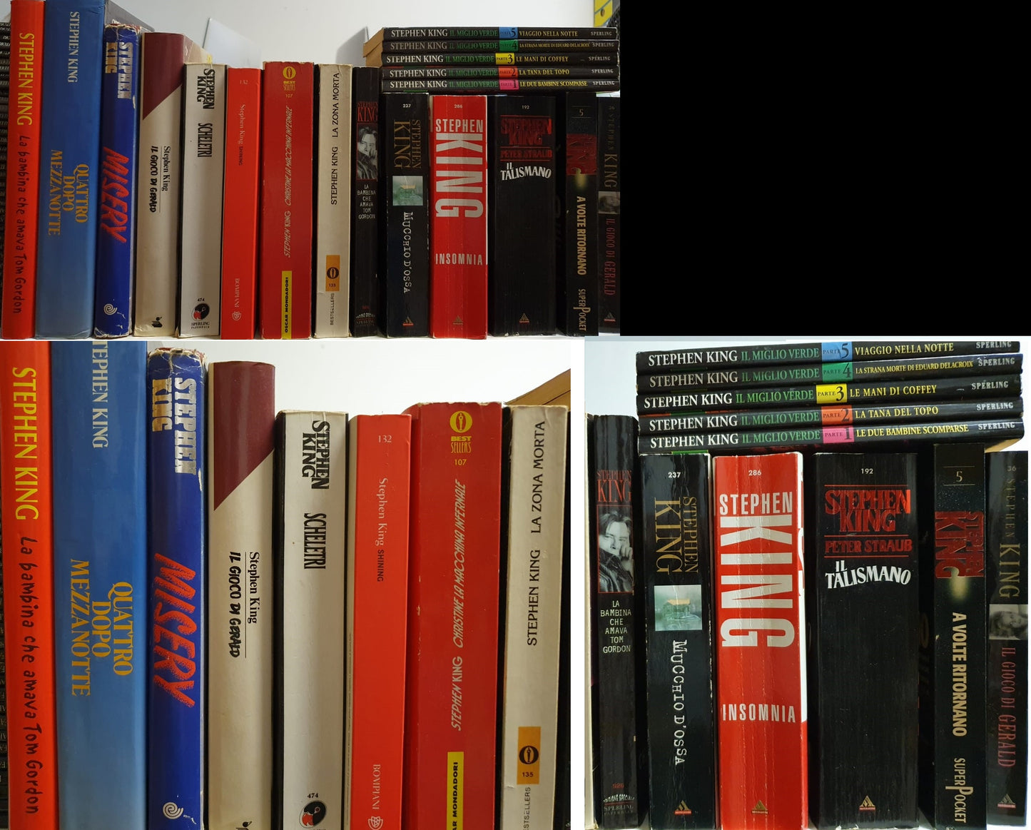 LG- 12 ROMANZI INSOMNIA SCHELETRI MISERY SHINING - STEPHEN KING---- 1997- B- YFS