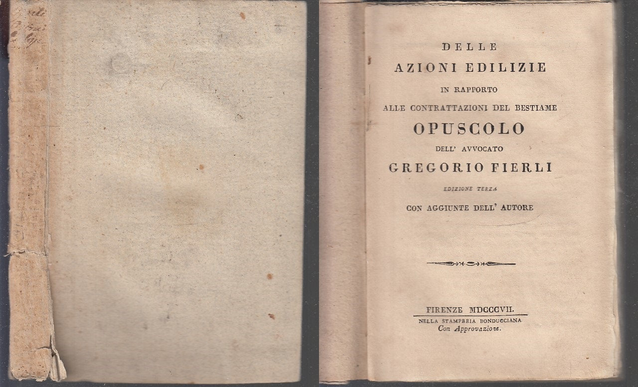 LH- DELLE AZIONI EDILIZIE - AVVOCATO FIERLI - BONDUCCIANA --- 1807 - B - XFS78
