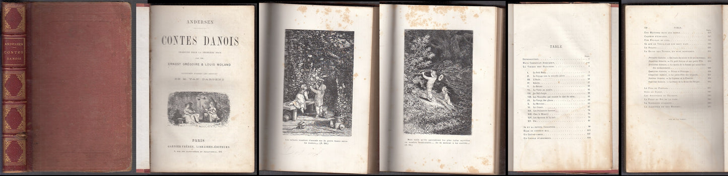 LH- CONTES DANOIS ILLUSTRATO - ANDERSEN - GARNIER FRERES --- 1900 - C - XFS80