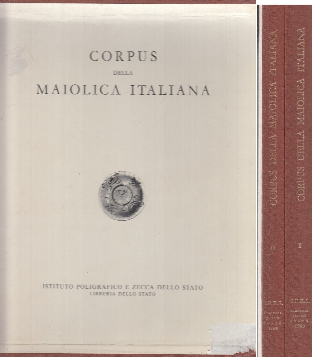 LT- CORPUS MAIOLICA ITALIANA-- IST POLIGRAFICO ZECCA ITALIANA--- 1988- C- YFS726