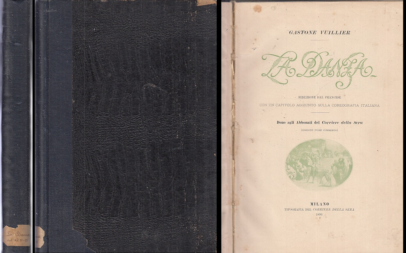 LZ- LA DANZA ABBONATI - GASTONE VUILLIER - CORRIERE DELLA SERA--- 1899- C- XFS81