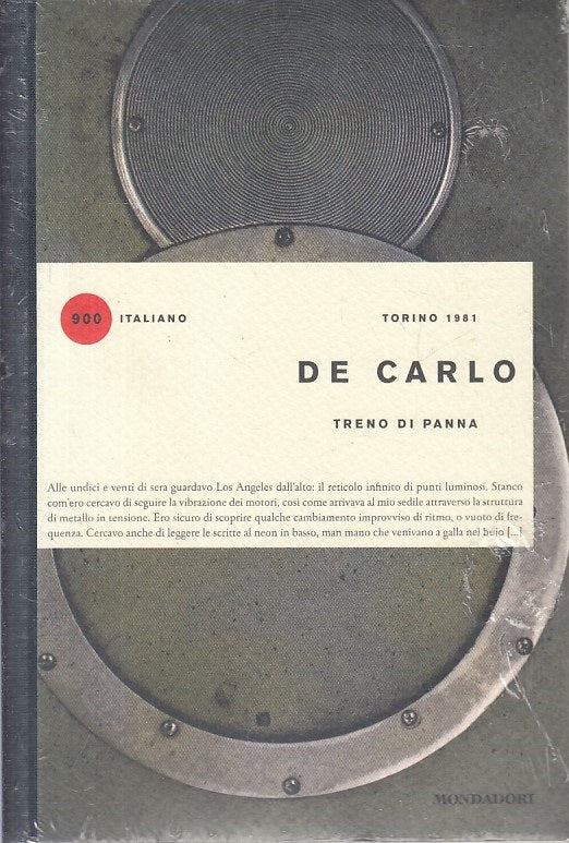 LN- TRENO DI PANNA - DE CARLO - MONDADORI - 900 ITALIANO -- 2015 - B - ZFS21