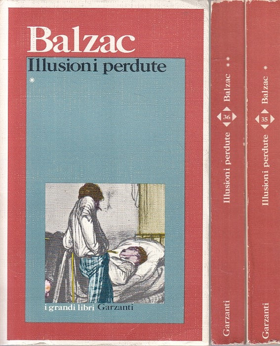 LN- ILLUSIONI PERDUTE 2 VOLUMI - BALZAC - GARZANTI --- 1973 - B - ZFS51