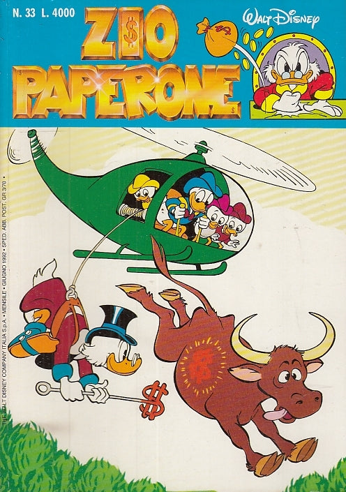 FD- ZIO PAPERONE N.33 OTTIMO -- DISNEY MONDADORI - 1992 - B - SBX