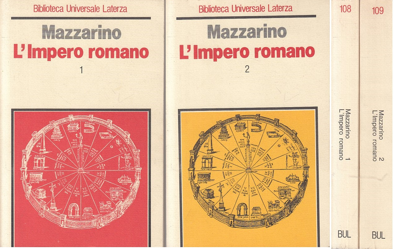LS- L'IMPERO ROMANO 2 VOLL. - MAZZARINO - LATERZA- UNIVERSALE-- 1986 - B - ZFS54