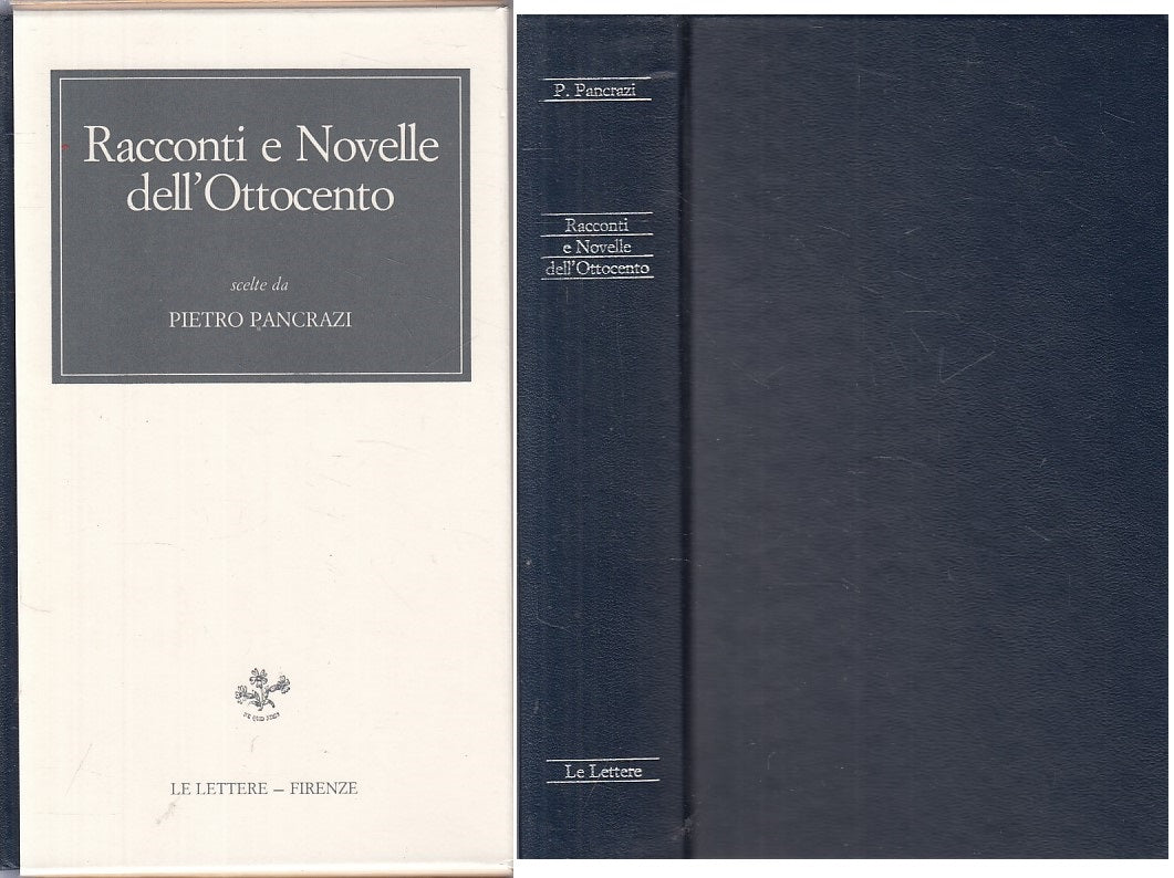 LN- RACCONTI E NOVELLE DELL'OTTOCENTO - PANCRAZI - LETTERE --- 1988 - C - ZFS618