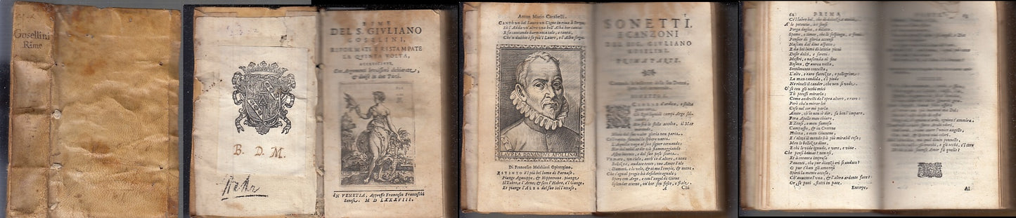 LH- RIME DEL S. GIULIANO GOSELINI CINQUECENTINA -- FRANCESCHI --- 1588- C- XFS85
