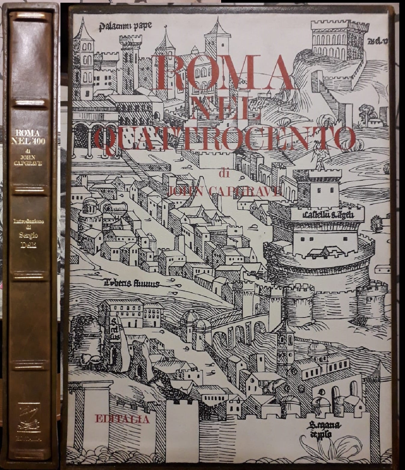 LS- ROMA NEL QUATTROCENTO '400 - JOHN CAPGRAVE - EDITALIA --- 1982- C- ZFS319