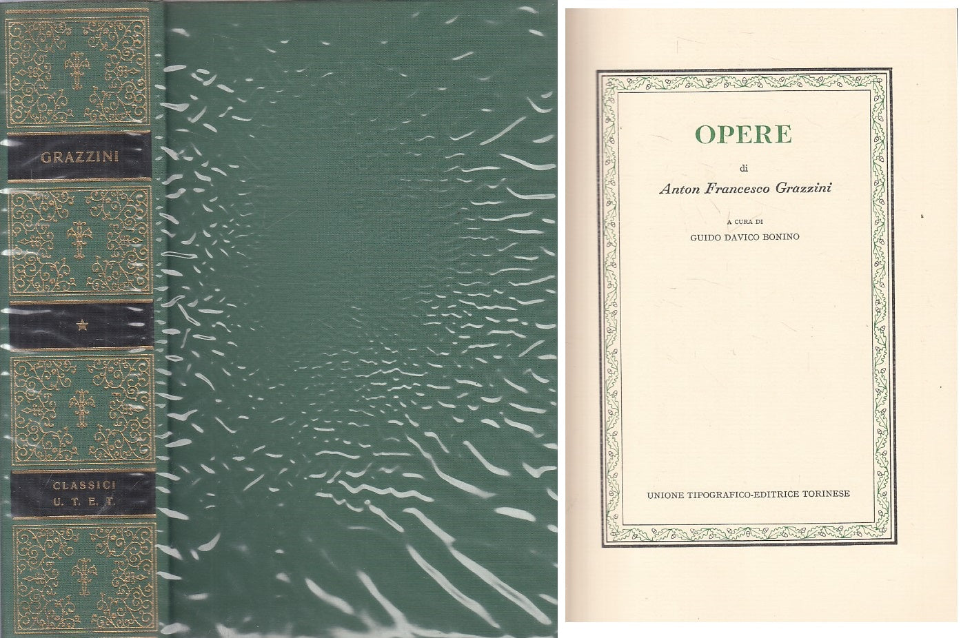 OPERE - GRAZZINI - UTET - CLASSICI ITALIANI -- 1977 - CS - XFS