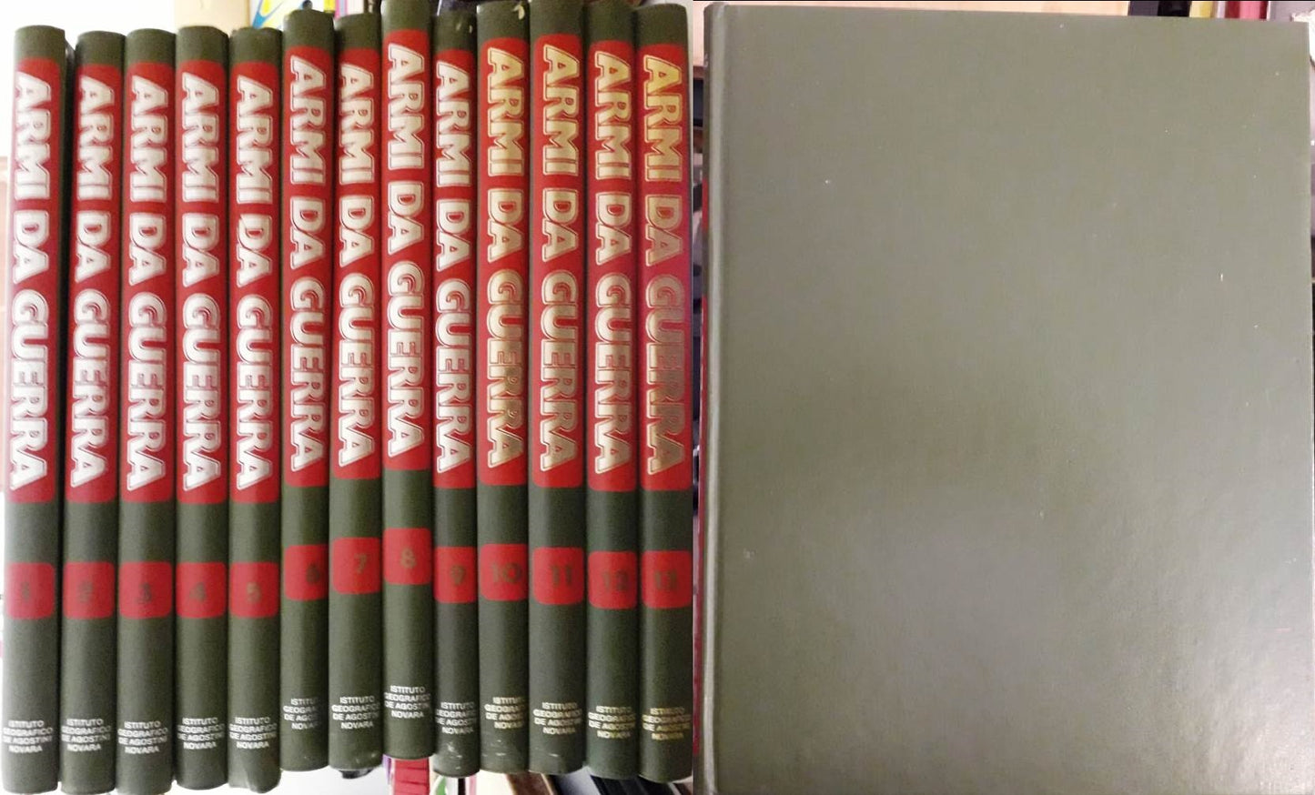 LZ- ENCICLOPEDIA ARMI DA GUERRA 13 VOLUMI COMPLETA -- DeAGOSTINI--- 1985- C- YFS