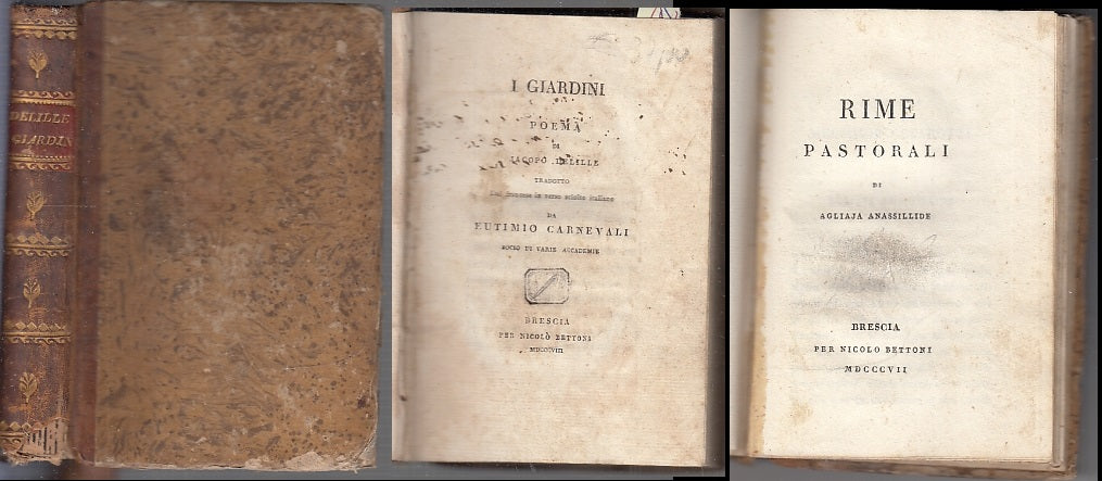 LH- I GIARDINI - IACOPO DELILLEA NASSILLIDE - NICOLO' BETTONI--- 1808- C- XFS89