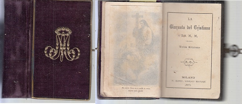 LD- LA GIORNATA DEL CRISTIANO - M.M. - CLERC -- 3a ED. - 1875 - C - XFS86