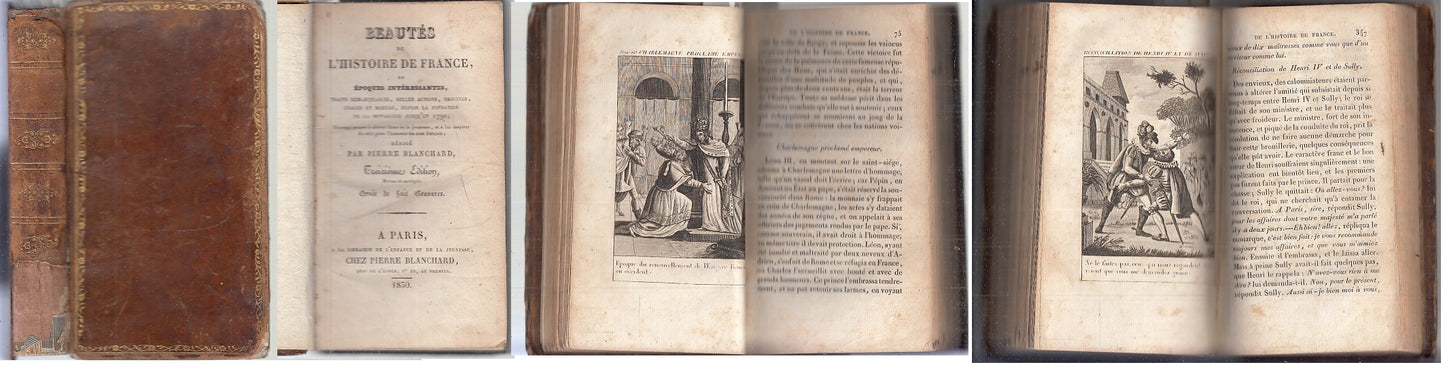 LH- BEAUTES DE L'HISTOIRE DE FRANCE - PIERRE BLANCHARD ---- 1830 - C - XFS86